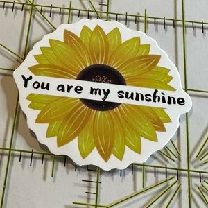 •Brand New• Sunflower Aesthetic Waterproof Sticker
